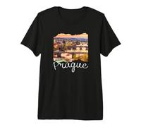 Praga Repubblica Ceca Souvenir Praga Maglietta Premium