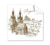 Praga Repubblica Ceca, Square Square Landmark modello occhiali panno di pulizia del pulitore dello schermo 5PCS