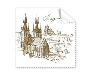 Praga Repubblica Ceca, Square Square Landmark modello occhiali panno di pulizia del pulitore dello schermo 5PCS