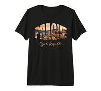 Praga Repubblica Ceca Viaggi Maglietta Premium