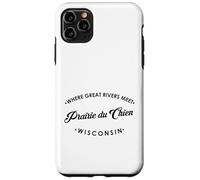 Prairie du Chien WI dove si incontrano i grandi fiumi Custodia per iPhone 11 Pro Max