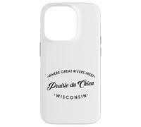 Prairie du Chien WI dove si incontrano i grandi fiumi Custodia per iPhone 14 Pro