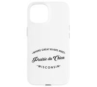 Prairie du Chien WI dove si incontrano i grandi fiumi Custodia per iPhone 15