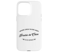 Prairie du Chien WI dove si incontrano i grandi fiumi Custodia per iPhone 15 Pro Max