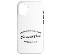 Prairie du Chien WI dove si incontrano i grandi fiumi Custodia per iPhone 16