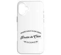 Prairie du Chien WI dove si incontrano i grandi fiumi Custodia per iPhone 16 Plus