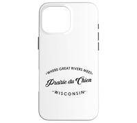 Prairie du Chien WI dove si incontrano i grandi fiumi Custodia per iPhone 16 Pro Max