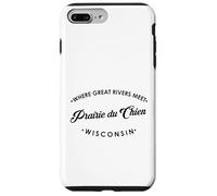 Prairie du Chien WI dove si incontrano i grandi fiumi Custodia per iPhone 7 Plus/8 Plus