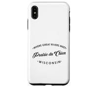 Prairie du Chien WI dove si incontrano i grandi fiumi Custodia per iPhone XS Max