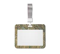 Prairie Ghost Camo porta badge con cordino, clip di protezione per documenti d'identità, grazioso porta badge per infermiere, dottori, insegnanti