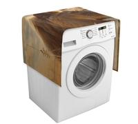 Prairie Lion Copertura per lavatrice con tasche portaoggetti, copertura antipolvere per lavatrice e asciugatrice, 137,9 x 52,1 cm, per frigorifero e cucina, decorazione per la casa