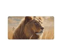 Prairie Lion - Tappetino per mouse da gioco, grande, antiscivolo, per scrivania, lavoro, casa, 30 x 60 cm