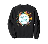 Praise The Lord - Psalm 150:6 Christian Church Worship Color Felpa