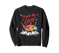 Praise The Lord - Psalm 150:6 Christian Church Worship Color Felpa