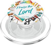 Praise The LORD - Psalm 150:6 Christian Church Worship Color PopSockets PopGrip per MagSafe