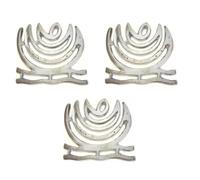 Prajet Energized Vastu Helix Set Di 3 Energia Vastu Bilanciamento Helix Home Office Attiva Bilanciamento Angolo porta armonia e pace Vastu Rimedies. (Elica nord-orientale)