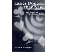 Prakash K. Paranjape Easier Done Than Said (Tascabile)