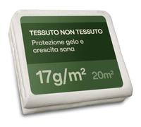 Praknu Telo Tessuto Non Tessuto Piante 2x10 m 17 g/m² - per Le Aiuole Orto | Protegge da gelo, parassiti ed erbacce, traspirante e permeabile all'acqua, stabile ai raggi UV, leggero e facile da stendere