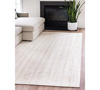 Prakriti Rugs - Tappeto indiano fatto a mano, in iuta naturale, per esterni, dimensioni 90 cm x 420 cm