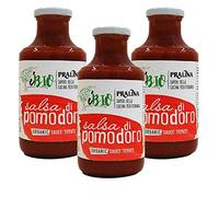 Pralina - Passata di Pomodoro Biologica, Polpa di pomodoro per primi e secondi piatti, Salsa di Pomodoro, Linea "I Bio", 500 ml, 3 Pz