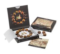 Praline Assortite “La Via della Seta” 110 g - 12 Praline Artigianali alle Spezie d’Oriente (Cannella, Zenzero, Anice Stellato, Cardamomo) - Con Tè Verde al Gelsomino e Liquirizia