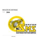 PRAMAC LIFTER GS / Basic 25s4 Bullone Vite Centraggio Placca Transpallet Manuale