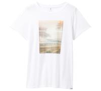 PRANA Organic Graphic Short Sleeve W - Donna - Bianco - Taglia XS- modello 2023