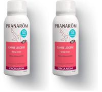Pranarôm - Circularom - Spray Gambe Leggere Biologico - Comfort Circolatorio - Lenisce, Rinfresca e Tonifica Ultra-Fresco Con oli essenziali puri e naturali al 100% - 75 ml (Confezione da 2)