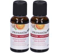 Pranarom Diffusore Aria Di Festa Sinergia Bio Eco 2x30 ml