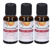 Pranarom Diffusore Aria Di Festa Sinergia Bio Eco 3x30 ml