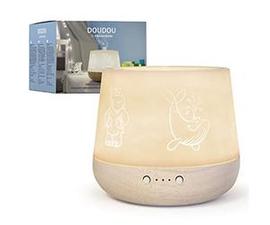 Pranarom - Diffusore Cerabb oli essenziali per bambini, diffusione atmosferica, luce d'atmosfera, favorisce il sonno del bambino