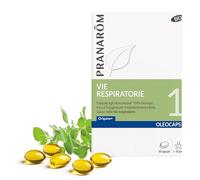 PRANARÔM - Oléocaps 1 -Vie Respiratorie - Con Oli Essenziali Mirati - Origano e Limone - 100% Naturale e Biologico - OECT - 30 Capsule Pre-dosate