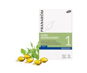 Pranarôm Oleocaps N°1 Vie Respiratorie Bio 30 capsule - Integratore