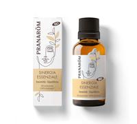 Pranarôm Sinergia Riequilibrante Corpo e Capelli Bio 30 ml | Trattamento lenitivo e calmante da miscelare con olio vegetale e crema neutra prima dell'uso.