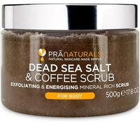 PraNaturals Scrub Corpo Sali del Mar Morto (Caffé) 500g Esfoliante | Nutriente, Ricco di Minerali Naturali, Ideale per Tutti i Tipi di Pelle