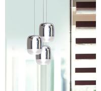 Prandina Gong Mini 3R LED lampada a sospensione 3 luci, 1A63002413071, Gong [Lampade per Interni > Lampade a Sospensione]
