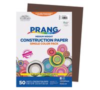Prang (Formerly SunWorks) Construction Paper Dark Brown 9"""" x 12""""
