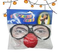 Prank Diisguise - Occhiali da vista scherzosi per uomini e donne, occhiali divertenti scherzosi, accessorio unico per feste di famiglia, Halloween, feste cosplay, pesce d'aprile