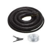 Prank Snake - Clip su Snake Prank, Golf Snake Prank, Rubber Snake Prank | Scherzo di serpente da golf all'aperto con spago e clip, accessori per ripieno di serpente su una corda, ripieno di serpen