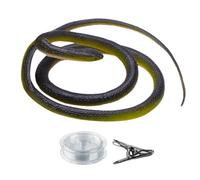 Prank Snake - Realistic Fake Snake, Scary Halloween Prop, Trick Toy | Decoration | Golf Course Prank Accessory, Clip On Snakes Gadget, DIY String Pranks Set for Party Entertainment, Funny Surpris