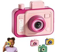 Prank Two-Way Camera Water Gun, Prank Camera Water Gun Spruzzatore d'acqua che spara all'indietro, mini giocattolo d'acqua, feste estive in piscina, giochi in spiaggia e gag all'aperto (rosa)