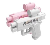 Prank Two-Way Water Gun, Double-Sided Reverse, Quirky Water Gun for Prank Lovers (Pink+Gray)