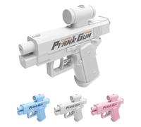 Prank Two-Way Water Gun, la pistola ad acqua per scherzi può spruzzare acqua dalla parte anteriore e posteriore (White)