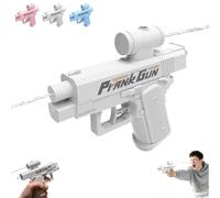 Prank Two-Way Water Gun, Prank Water Gun, Water Gun Prank Can Spray From Front and Back (White)