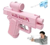 Prank Two-Way Water Gun, Reverse Spray Squirt Gun, Funny Water Gun for Creative Pranks, Can Spray Front & Back, Ideal Summer Toy (rosa)