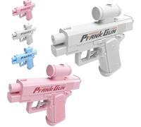 Prank Two-Way Water Gun, Two-Way Water Gun Prank, Pull The Trigger and Shoot Backwards, Press The Button and Shoot Forwards, Fun Office & School Prank Toy, For Friends (A+B)