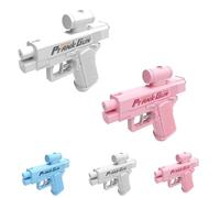 Prank Two-Way Water Gun, Upgraded Prank Water Gun Prank Water Sprayer Double-Sided Reverse, Creative Pranks Battle Toy Waters Guns Fight (1pcs,White+Pink)
