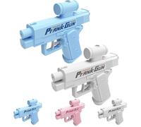 Prank Two-Way Water Gun, Upgraded Prank Water Gun, Press The Button and Shoot Waters spray, Prank Lovers, Hilarious Novelty Toy for Parties & Summer Fun (Blue+White)