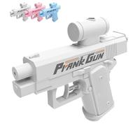 Prank Two-Way Water Gun, Water Gun Prank Can Spray from Front and Back, Upgraded Prank Water Guns Pranks, for Office Pranks Trick (White)