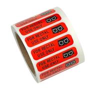 Prank Warning Stickers - Permanent Adhesive Funny Label Decals, 500X Waterproof Joke Message Sticker Set, Humor Gag Label Pack, Easy Read Novelty Warning Design | For Office Home Party Prank Use